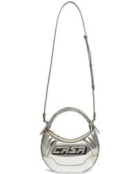 CASABLANCA - Biker Metallic-Finish Cross Body Bag - Lyst