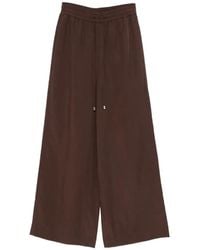 Liu Jo - Drawstring Palazzo Pants - Lyst