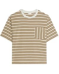 Dries Van Noten - Striped Cotton T-Shirt - Lyst