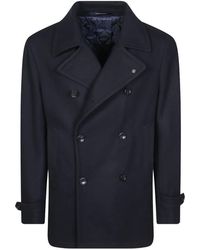 Tagliatore - Double-Breasted Pea Coat - Lyst