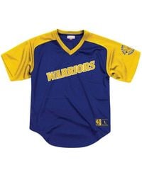 Mitchell & Ness - Nba "Golden State Warriors" Mesh V-Neck T-Shirt - Lyst