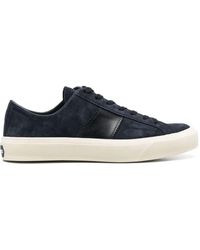 Tom Ford - Logo-patch Lace-up Sneakers - Lyst