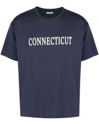 Bode - T-Shirt mit "Connecticut"-Print - Lyst