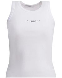 Givenchy - Top Con Logo Estampado - Lyst