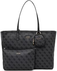 Guess - Monogram-Pattern Tote Bag - Lyst