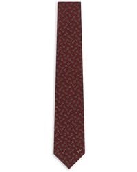 Gucci - Horsebit-Pattern Tie - Lyst