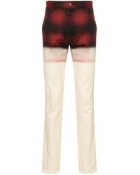 Maison Margiela - X Pendleton Checked Skinny Jeans - Lyst