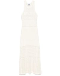 Moschino - Robe En Maille À Coupe Mi-Longue - Lyst