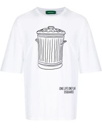 DSquared² - Graphic-Print Organic Cotton T-Shirt - Lyst