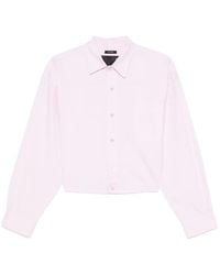 R13 - Split-Hem Buttoned Shirt - Lyst