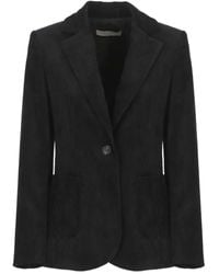 D.exterior - Corduroy Welt-Pocket Blazer - Lyst