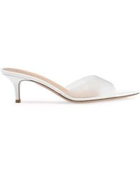 Gianvito Rossi - Elle Open-Toe Mules - Lyst