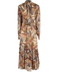 FARM Rio - Cream Printed Maxi Dress - Lyst