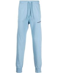 DIESEL - Logo-Print Cotton Track Pants - Lyst