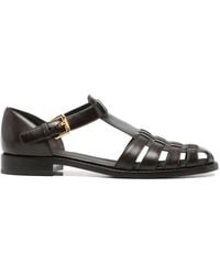 Church's - Kelsey Cage-Construction Leather Sandals - Lyst