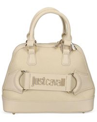 Just Cavalli - Logo-Plaque Tote Bag - Lyst