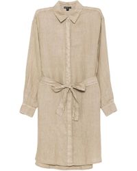 James Perse - Robe-Chemise En Lin - Lyst