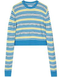 Rosie Assoulin - Stripe-pattern Cotton Jumper - Lyst