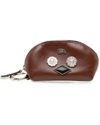Toga - Porte-Monnaie En Cuir À Ornements - Lyst