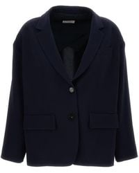 Alberto Biani - Two-Button Patch-Pocket Blazer - Lyst