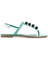 emilio pucci pearl sandals