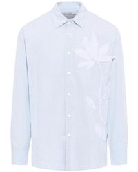 Feng Chen Wang - Gestreept Overhemd - Lyst