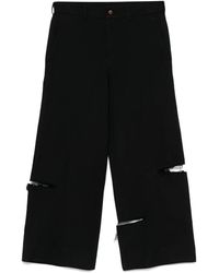 COMME DES GARÇON BLACK - ダメージパンツ - Lyst