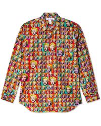 Comme des Garçons - Printed Cotton Shirt - Lyst