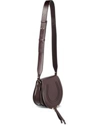 Chloé - Small Marcie Saddle Leather Cross-Body Bag - Lyst