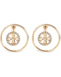 Tory Burch - ロゴプレート ピアス - Lyst