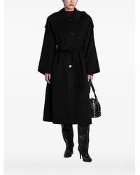 IRO - Manteau Aqualung Boutonné À Taille Ceinturée - Lyst