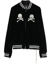 MASTERMIND WORLD - Skull-Embroidered Track Jacket - Lyst