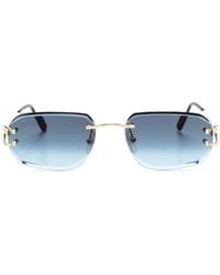 Cartier - 0468s スクエア サングラス - Lyst