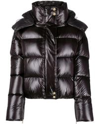Patrizia Pepe - Plumífero con capucha - Lyst
