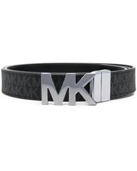 MICHAEL Michael Kors - Logo Buckle Belt - Lyst