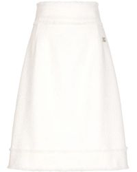 Dolce & Gabbana - Aライン ツイードスカート - Lyst