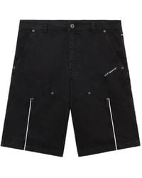 Off-White c/o Virgil Abloh - Logo-Print Panelled Shorts - Lyst