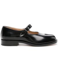 Maison Margiela - Sandales En Cuir À Bout Tabi - Lyst