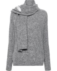 GIUSEPPE DI MORABITO - Trui Met Broche Detail - Lyst