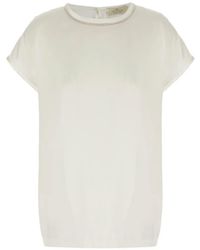 Panicale - Beaded Silk Top - Lyst