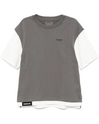 Musium Div. - T-Shirt Con Logo Ricamato - Lyst