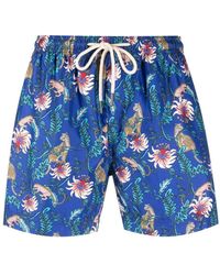 Peninsula - Floral-print Swim Shorts - Lyst