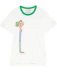 Mira Mikati - Lowly Worm X Lowly Embroidered T-Shirt - Lyst