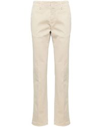 Incotex - Mid-Rise Stretch-Cotton Straight-Leg Trousers - Lyst