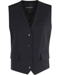 Herskind - Pinstripe Sleeveless Waistcoat - Lyst