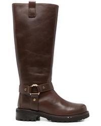 Twinset - Leather Ankle Boots - Lyst
