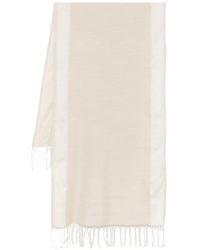 Eleventy - Jacquard-Schal Mit Logo - Lyst