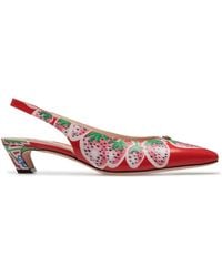 Bally - Pumps Sylt Con Stampa 35Mm - Lyst