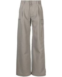 Ami Paris - Wide-leg Virgin-wool Trousers - Lyst