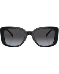 COACH - Logo-Plaque Square-Frame Sunglasses - Lyst